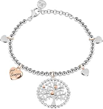 Morellato SYB03 Bracciale Donna Acciaio Inossidabile 18 Cm | Gioiello Minimal Metallico Regalo