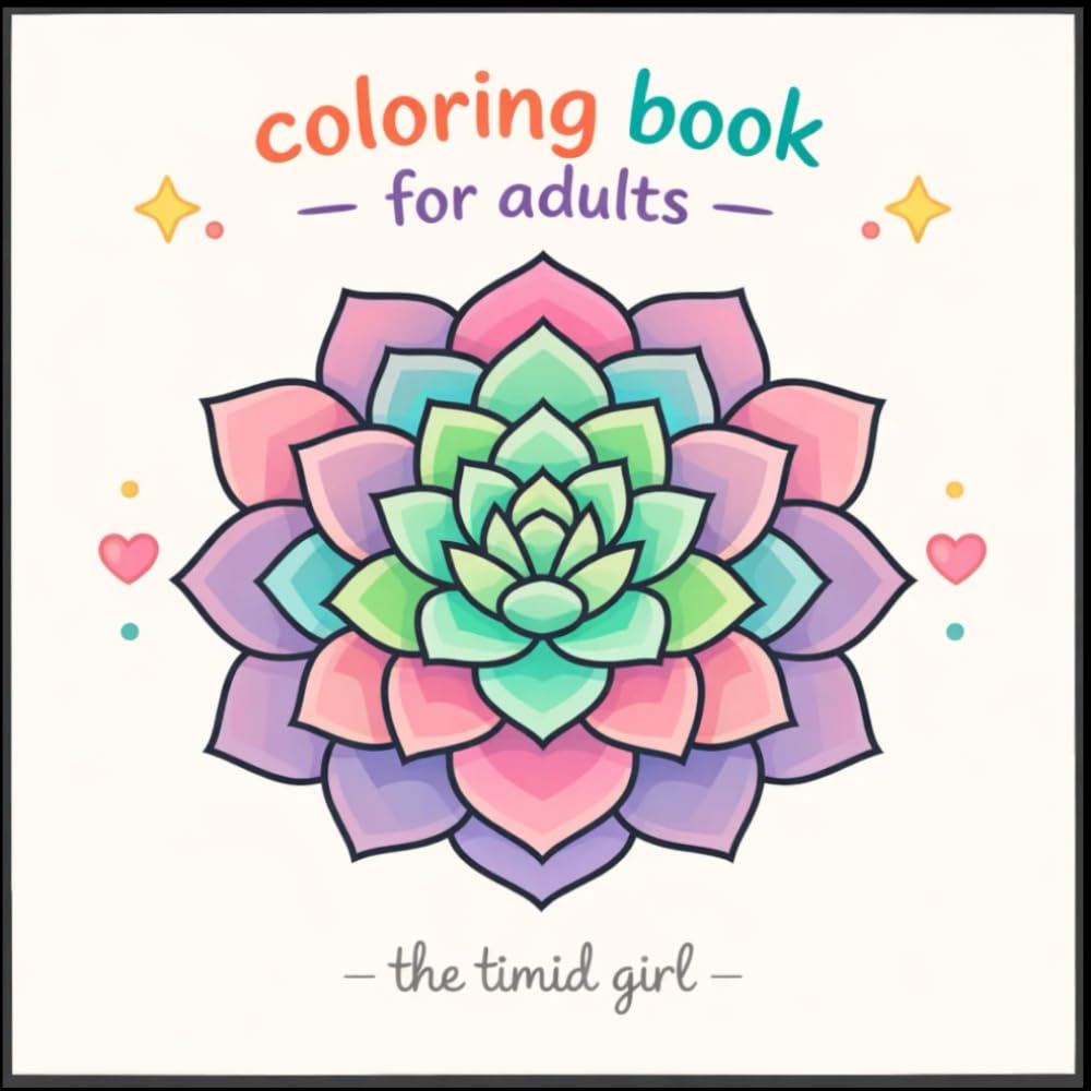 Succulents Coloring Book for Adults: Bold and Easy Designs for Stress Relief and Relaxation