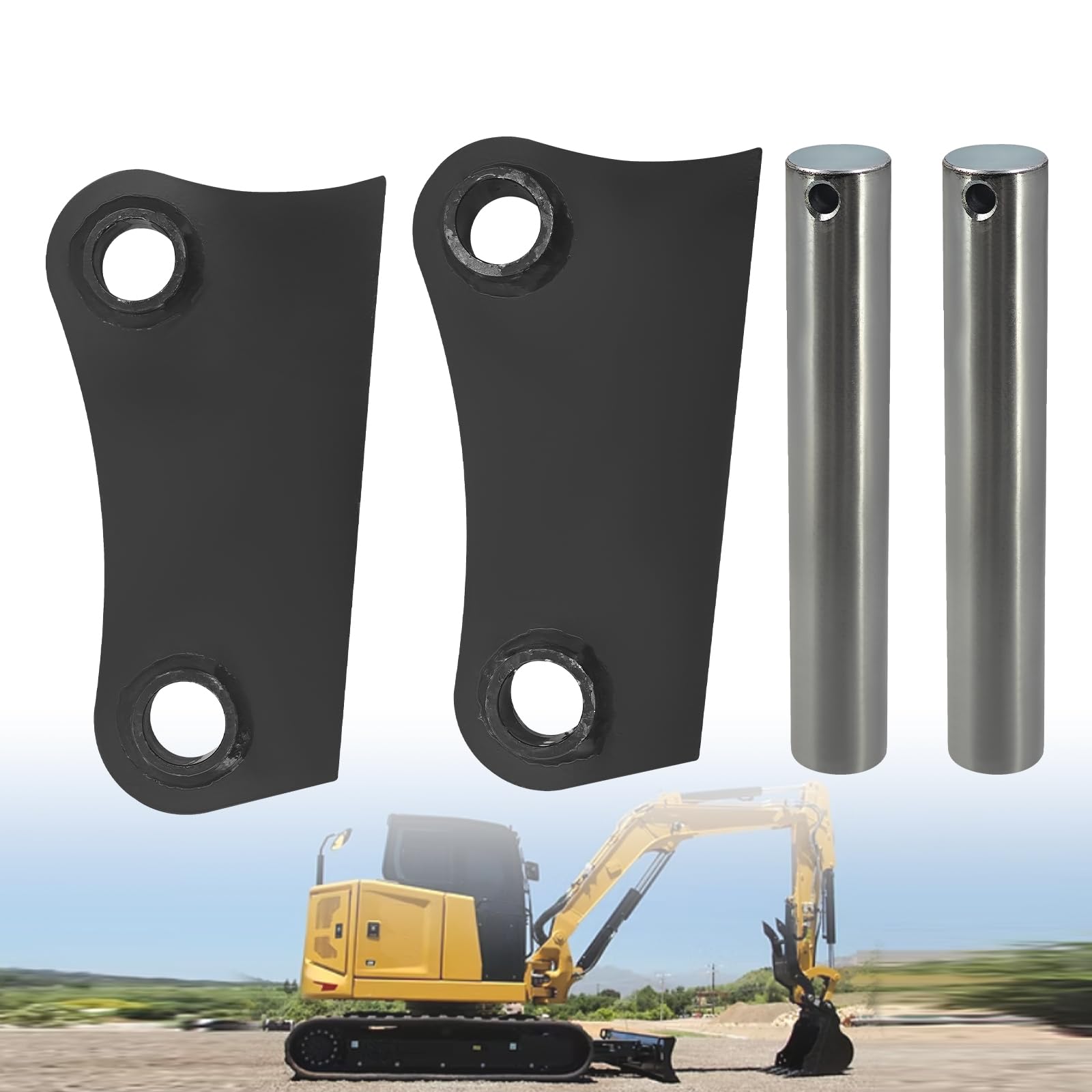 Photo 1 of ShareZem 50mm Bucket Attachment Ear Fit for Cat 307 308 309 Pair with Pins
