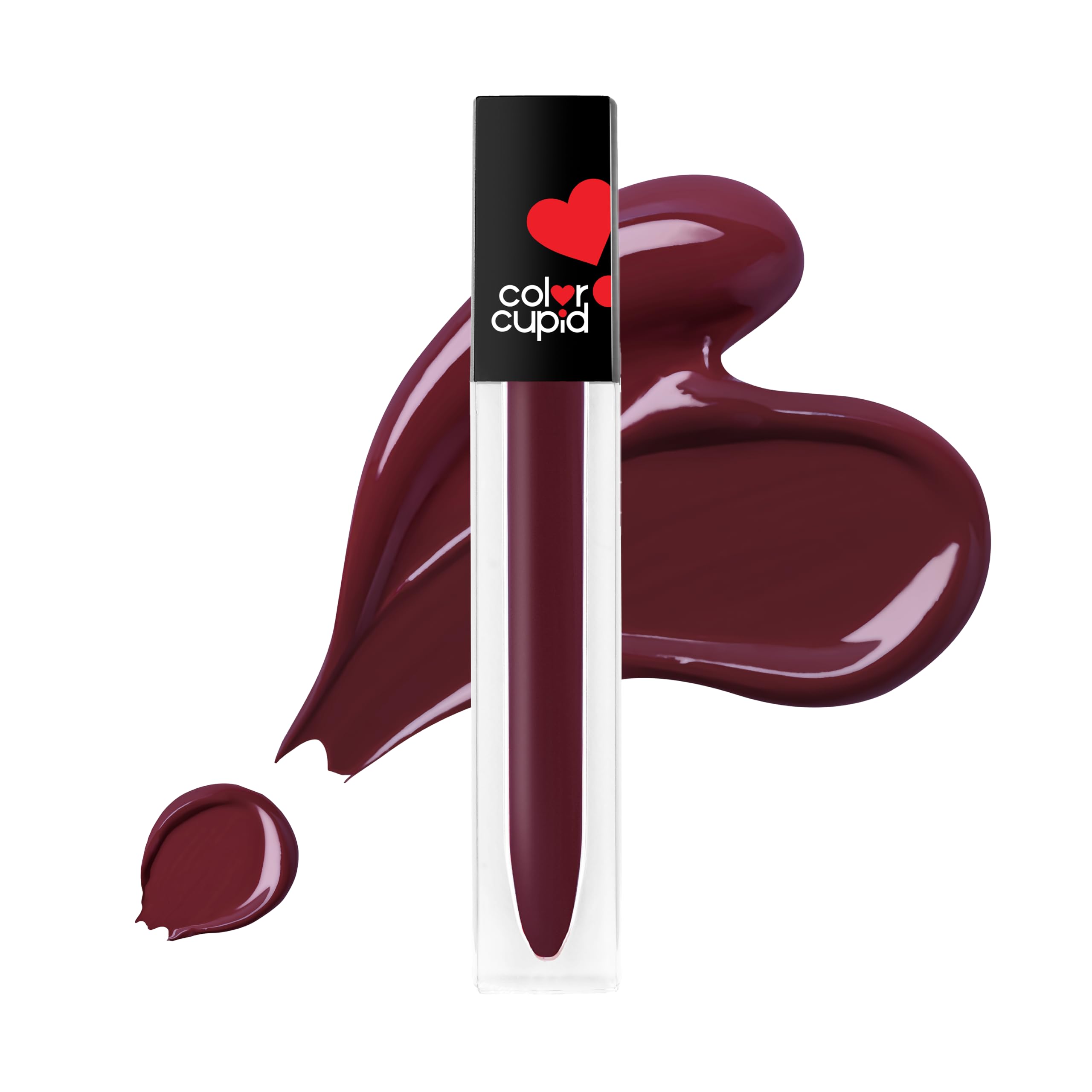 Color Cupid Matte Intense Color 18-Hour Stay Liquid Lipstick | Infused with Hyaluronic Acid & Ceramide | Transfer Proof & Kiss Proof| Forever Love - Passionate Plum | 4 ml