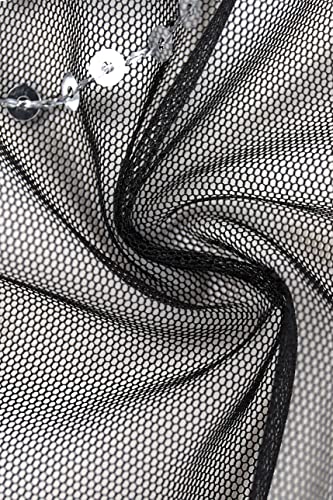 Image of BABEYOND 1920s Sequined Shawl Wraps for Women Fringed Evening Cape Wedding Bridal Shawl Scarf for Evening Dresses Party