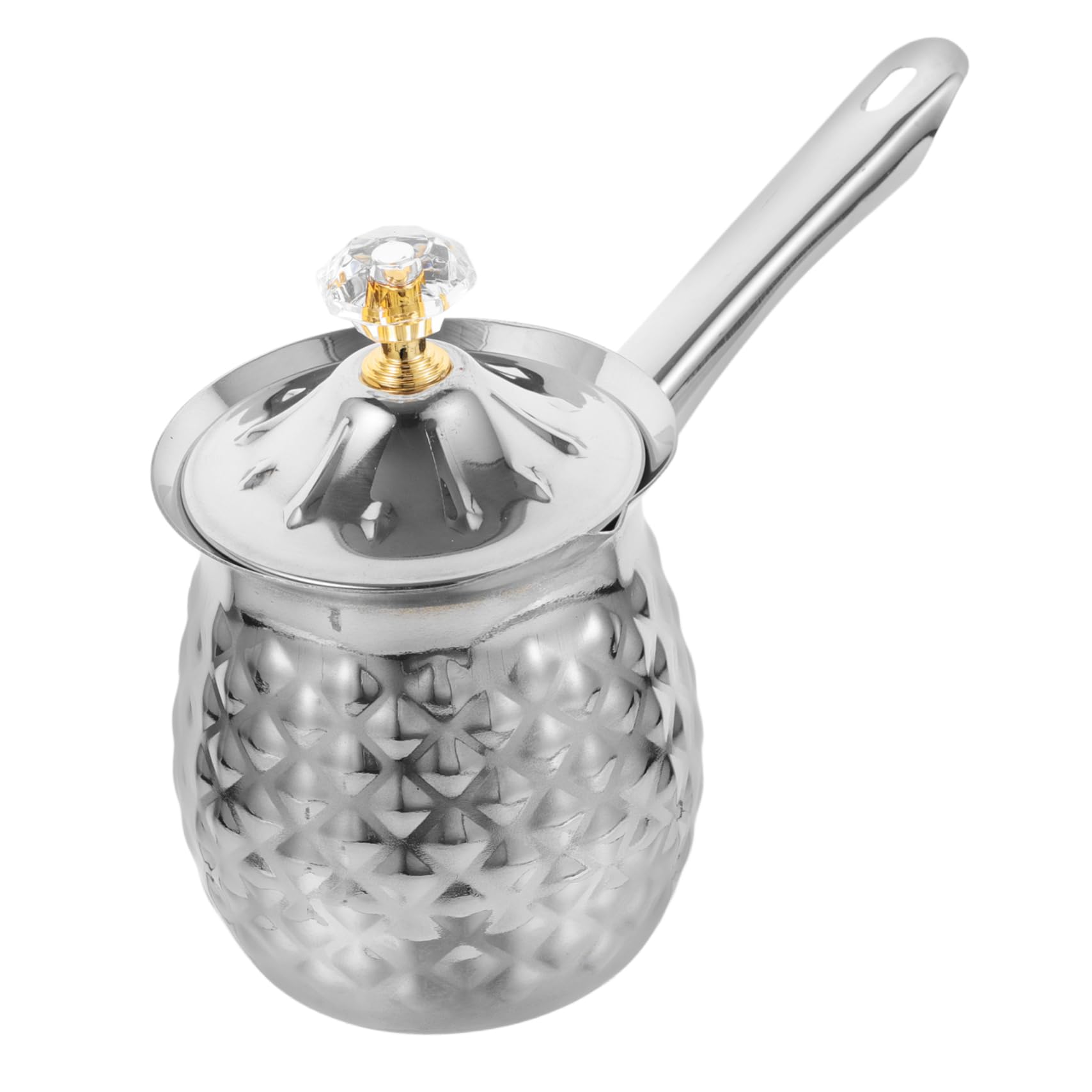 VINTORKY Turkish Coffee Pot Handmade Coffee Kettle with Side Handle Capacity for Brewing Traditional Turkish Coffee Cafes