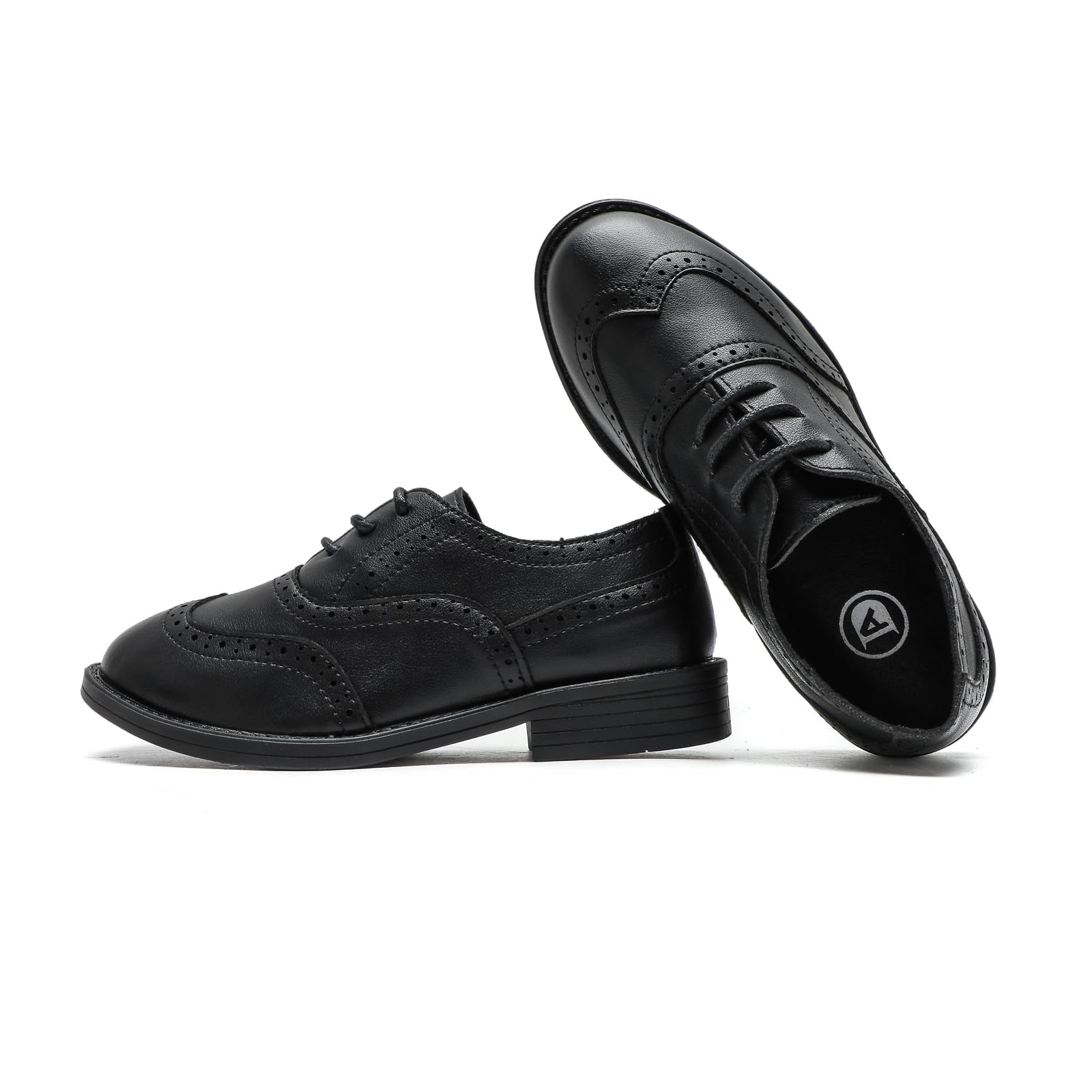 PPXID Kinder Jungen Schnürhalbschuhe Hochzeit Schule Oxfords Uniform Anzugschuhe