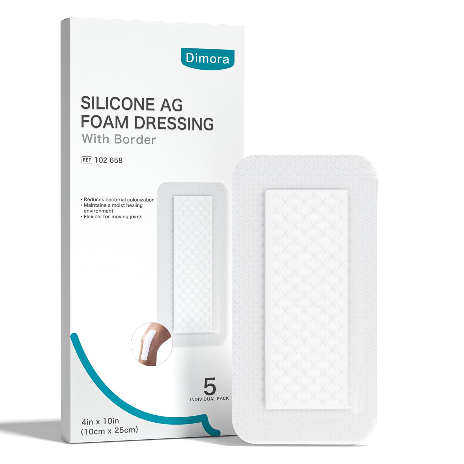 Dimora Antibacterial Silicone Foam Dressing
