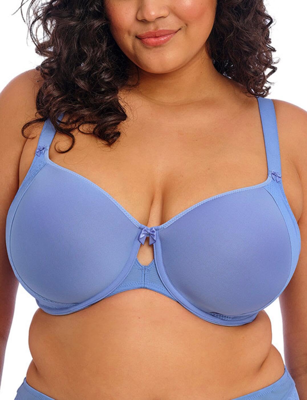 Elomi Damski biustonosz Nerina z fiszbinami formowany Spacer, chaber, 40FF US, Chaber, 90H