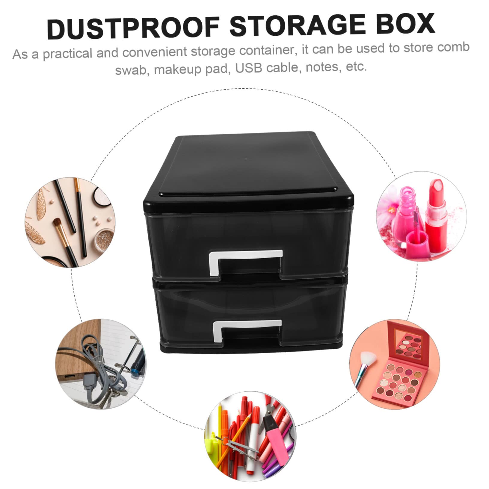 TOYANDONA Organisateur De Bureau Tiroir Porte-bijoux Boîte De Rangement Pour Stylos Et Papeterie