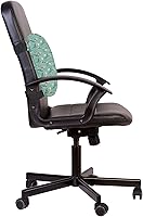 Vista 284 de Lunarable Teal Travel Pillow Neck Rest, Aquatic Fauna Theme Hand Drawn Style Various Starfish in Blue Shades, Memory Foam Traveling Accessory for