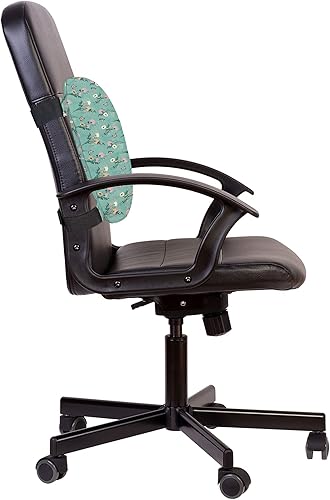 Miniatura 284 de Lunarable Teal Travel Pillow Neck Rest, Aquatic Fauna Theme Hand Drawn Style Various Starfish in Blue Shades, Memory Foam Traveling Accessory for