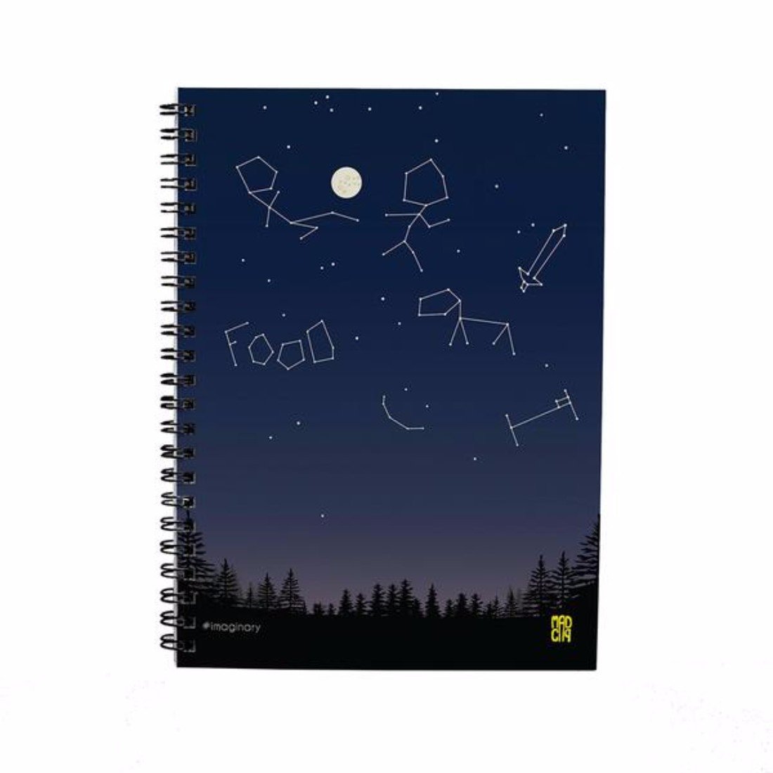 Madcap - 'Imaginary' Spiral Bound Notebook - Ruled