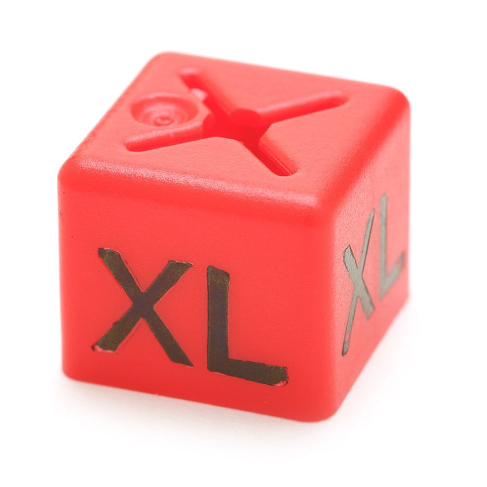Complete Retail Solutions Ltd 50x XL SIZE CUBE GARMENT CLOTHES MARKER SIZE NUMBER PACK OF 50 EACH SIZE XL