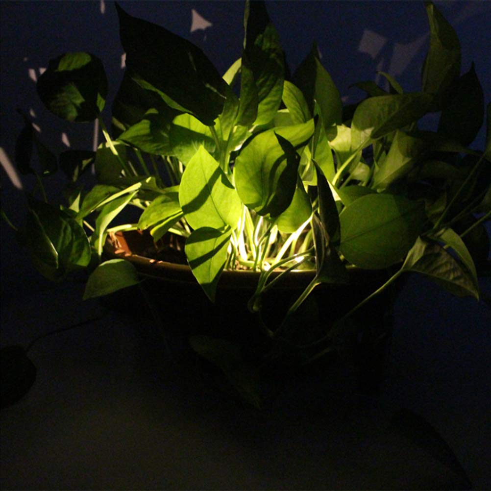 Juroupi LED Solar Garden Lights Solar Flower Light Pot Decorative Green Plant Lamp for Garden Pathway Indoor Outdoor (Assorted Color)