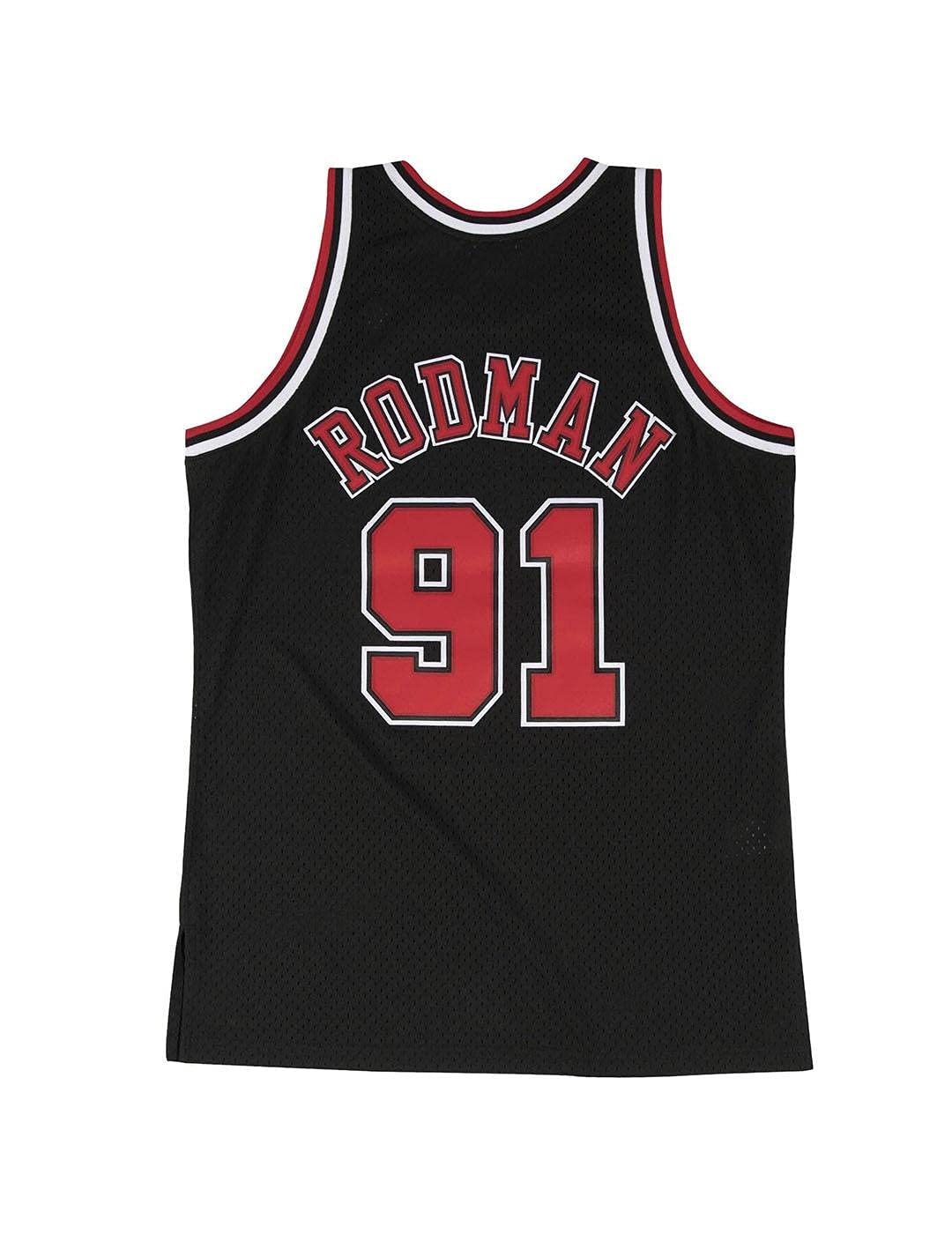 Mitchell & Ness NBA Swingman Jersey 2.0 Chicago Bulls (D. Rodman #91 - Black, M)