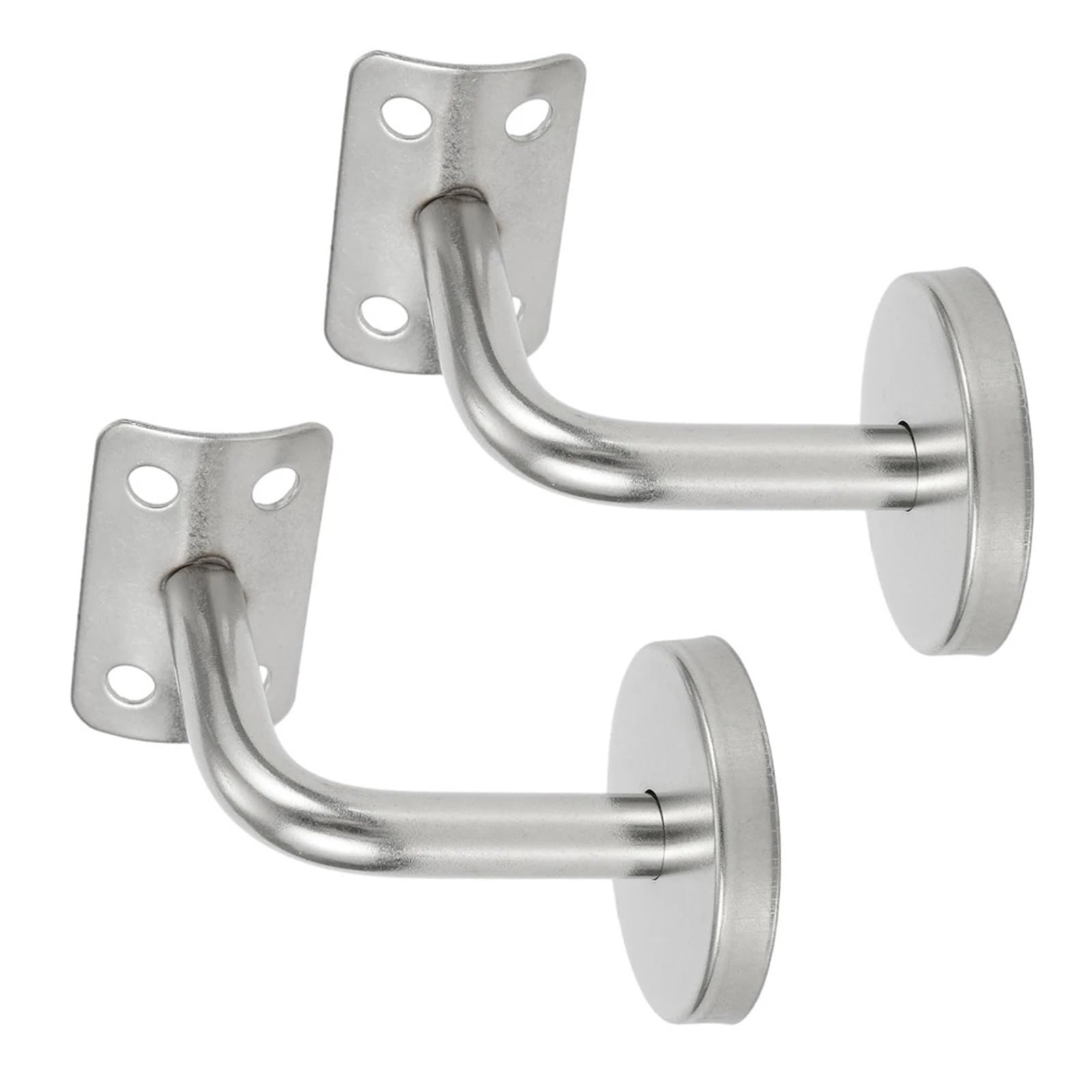 VAYEODEYU Handrail Balustrade Brackets 10pcs for Stair Flat and Curved Support(Curved Support)