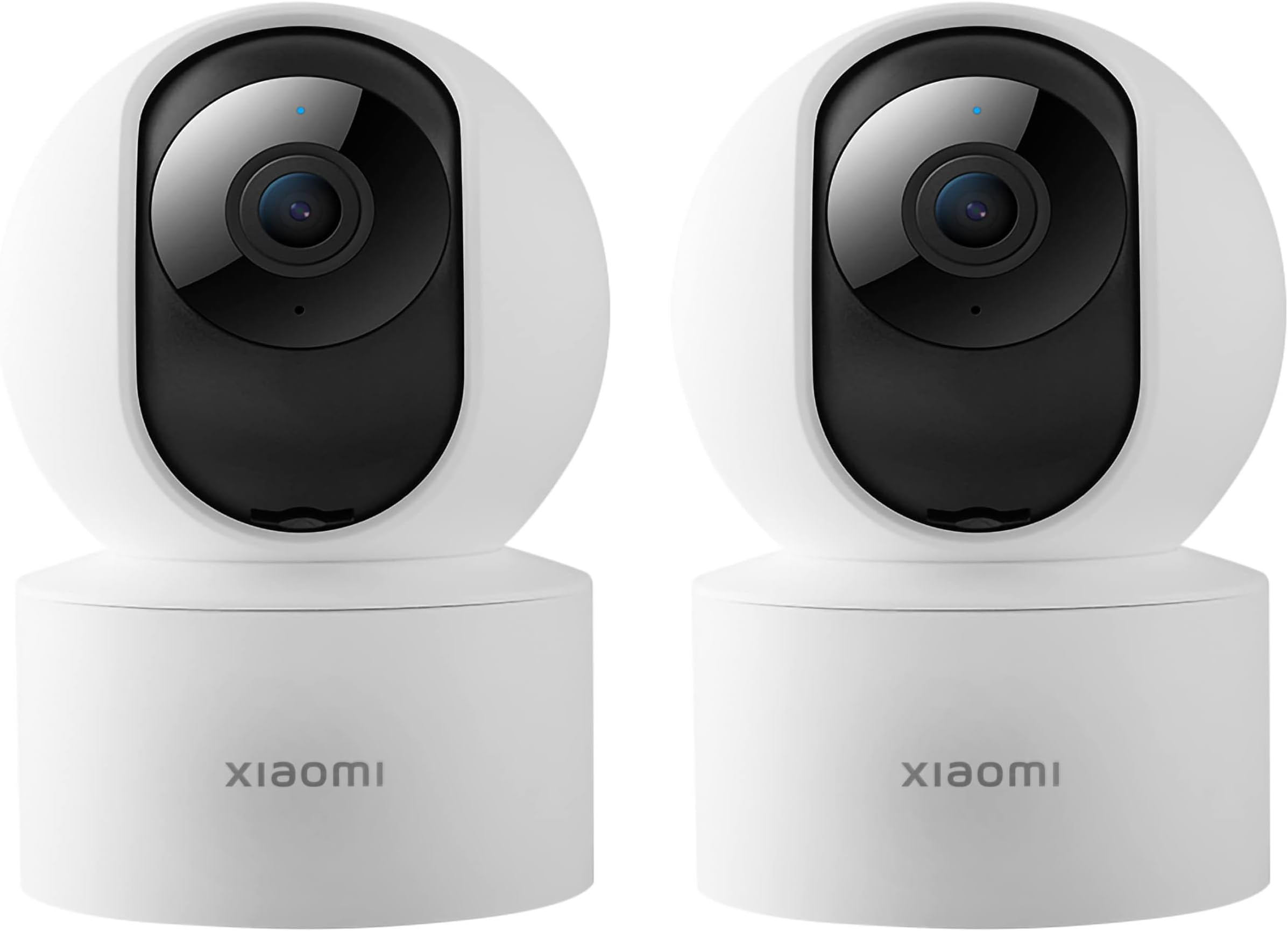 Xiaomi Mi Wireless Home Security Camera 2i | Pack of 2 | Full HD Picture | 360 View | 2MP CCTV | AI Powered Motion Detection | Enhanced Night Vision| Talk Back Feature (2 Way Calling), 1080p, White