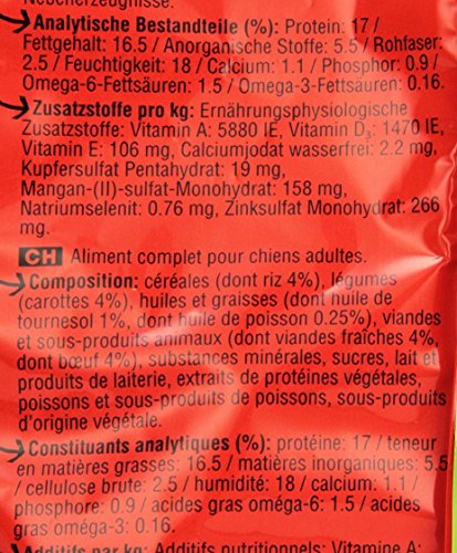 Frolic Hundefutter Trockenfutter für kleine Hunde mit Rind, Karotten und Getreide, 1 Beutel (1 x 1kg)