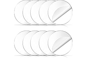 Sparkling Glass Disc Ornaments: Elevate Your Festive Decor with Crystal-Clear Acrylic