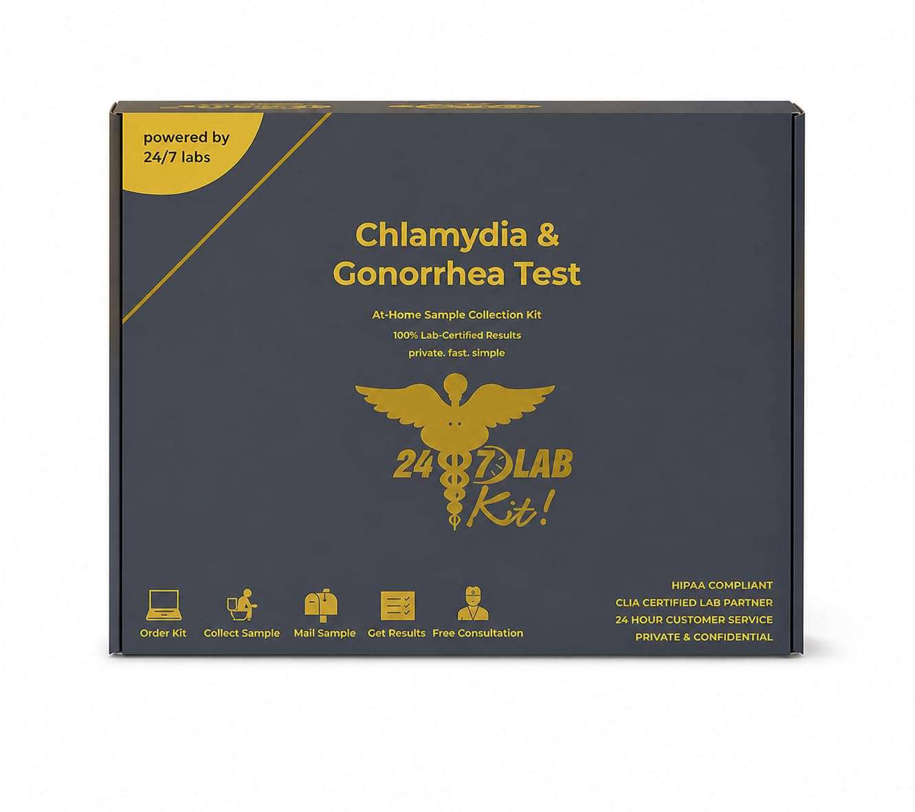 24 7 Lab Kit STD Test