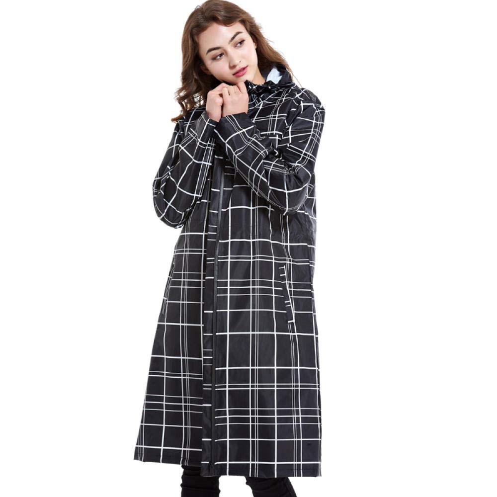 Rain Poncho for Adults Waterproof Raincoat Yuding Man/Women Raincoat Outdoors Unisex Long Chubasquero Mujer Rain Poncho Women s Rain Coat With Water-resistent Zipper
