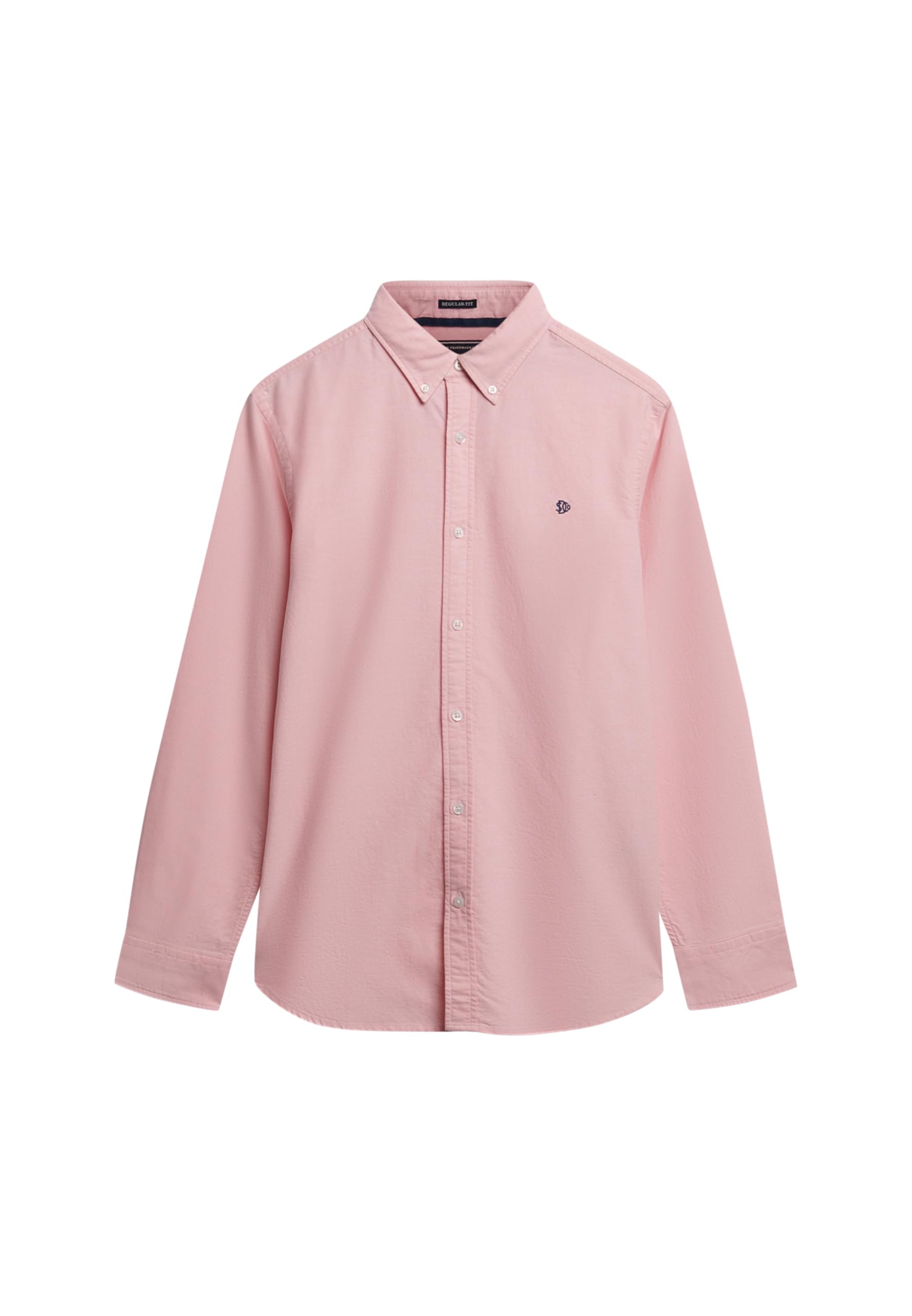 Superdry Classic Oxford Long Sleeve Shirt S Pink