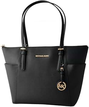 【かなり美品】マイケルコース トートバッグ レザー A4収納 ロゴチャーム付き かなり美品】マイケルコース トートバッグ レザー A4収納 ロゴ