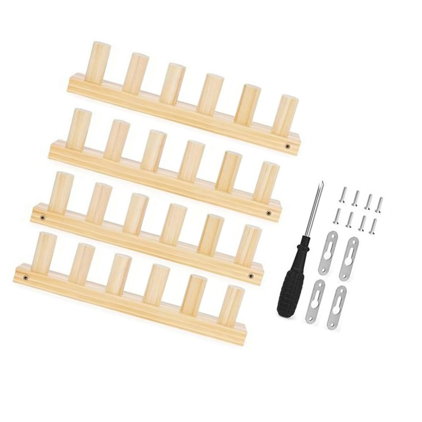 YROHGKPN Multifunctional Wooden Knitting Tool Easy Assembly for Weaving Crocheting Knitting Blankets Sweaters Shawls Towels Hat Hand Knit Scarf Hat