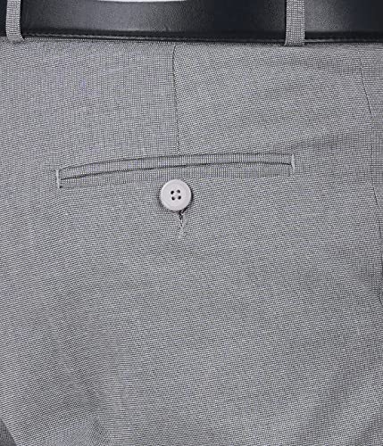 Image of Mc Henry Men's Regular Fit Wrinkle Free Stretchable Formal Trousers for Men
