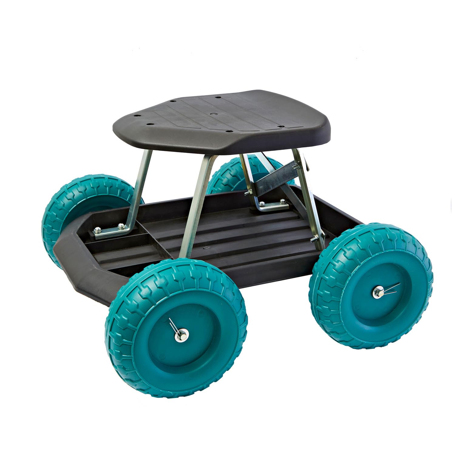 3 Pagen® Tabouret de Jardin à roulettes – Siège Roulant pour Le Jardinage – Idéal pour Le Travail au Niveau du Sol – Travail Confortable pour Le Dos – Siège de Travail – Charge maximale : 200 kg