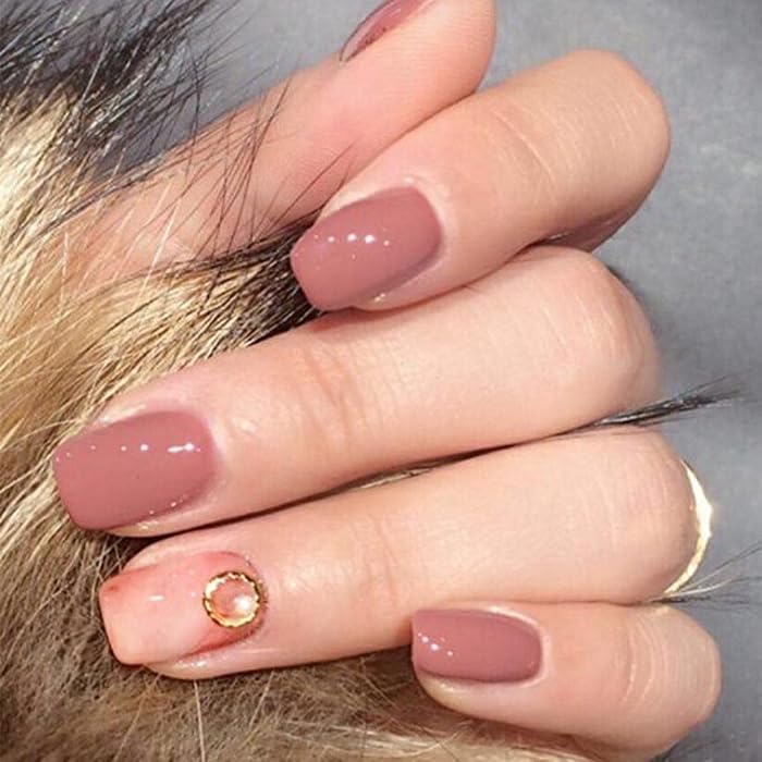 Buy Yalice Square Fake Nails Pink Short Press On Nails Acrylic Full Cover False Nails For Women And Girls 24pcs Online At Desertcart Oman