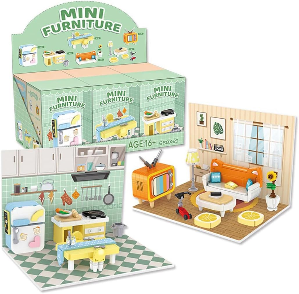 LDesign Home Kitchen Living Room Building Kit 2in1