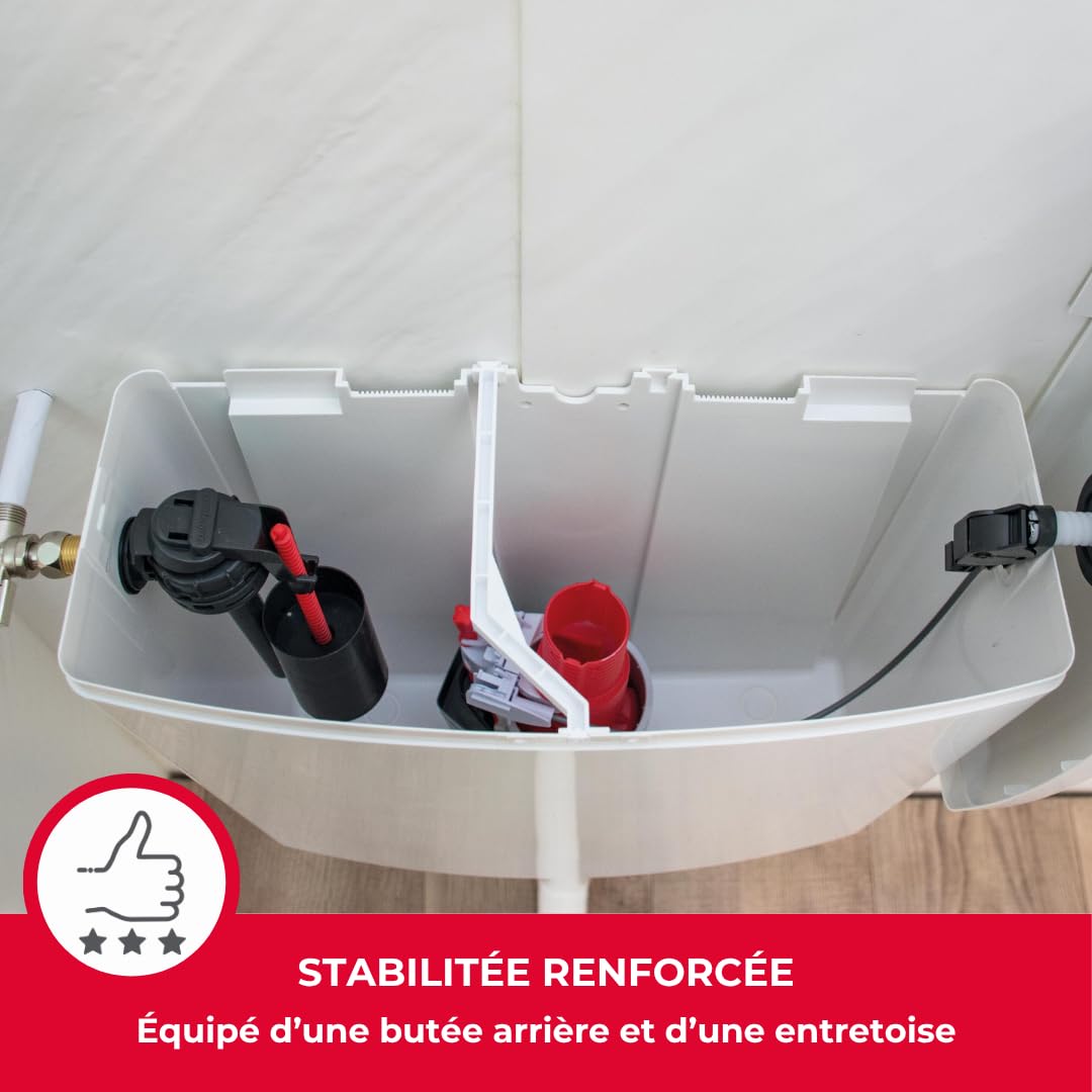 Wirquin Cassetta Reviso risparmio idrico semi-bassa