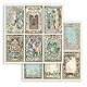 Stamperia International SBBS78 Scrapbooking Small Pad 10 Sheets CM, 3 (8 X8) -Magic Forest, Multicolor, 20.3x20.3 cm