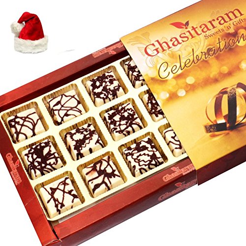 Ghasitaram Gifts Christmas Chocolates - Marble Chocolate Box (18 pcs)