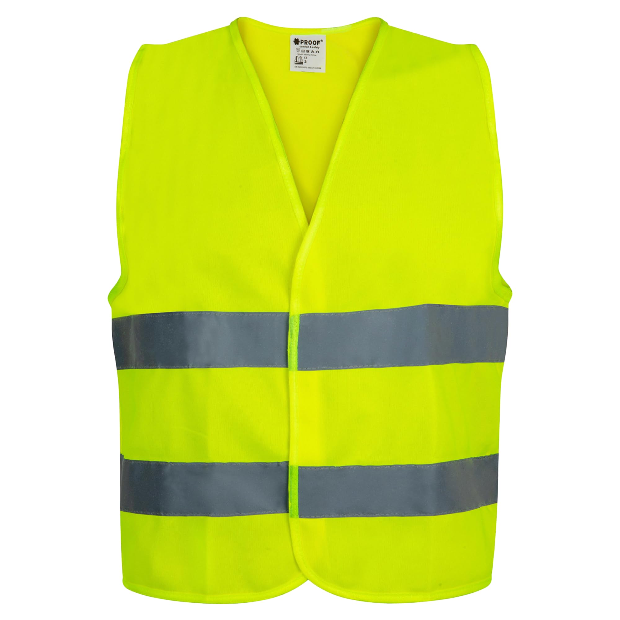 PROOF COMFORT & SAFETY Kamizelka odblaskowa, 1 szt., jasnożółty S - XXXL