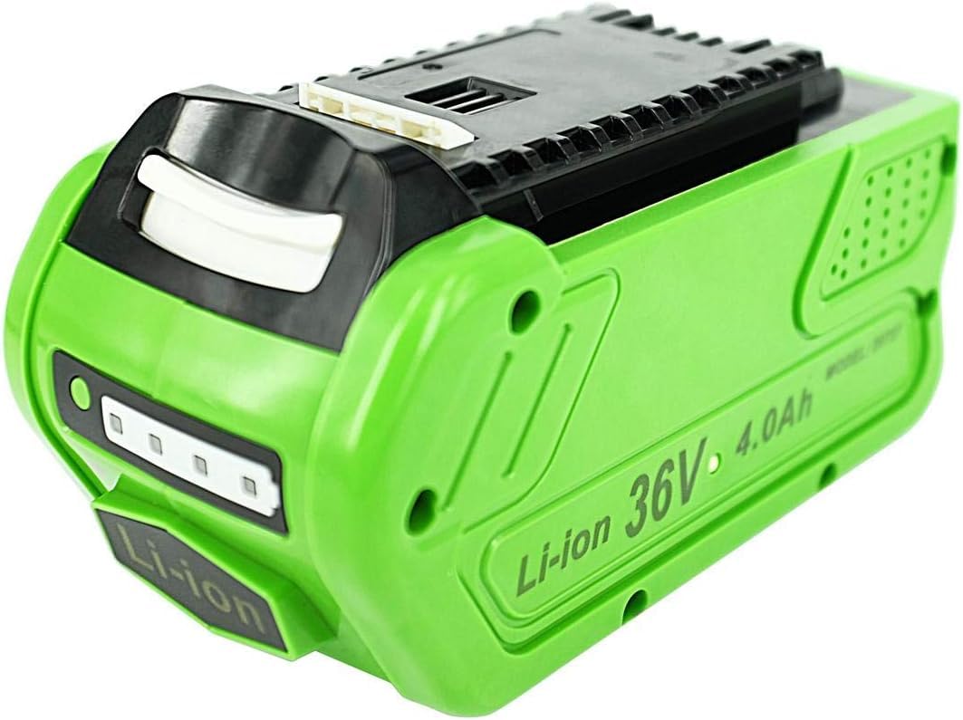 PowerSmart Batería de ion de litio para cortacésped Greenworks 40 V 30 cm 20117, 40 V 40 V, 40 cm, 2500007, 40 V, cortasetos 22637T, cultivador 27087, 40 V