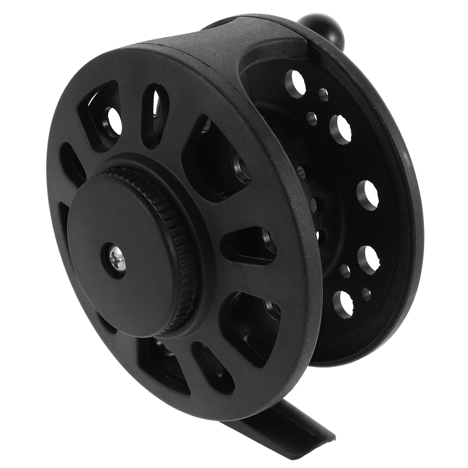Toddmomy Fly Fishing Reel Abs Plastic Float Reel Gla5/6 Portable Centerpin Fishing Wheel for Freshwater and Saltwater Carp Bass Trout Anglers
