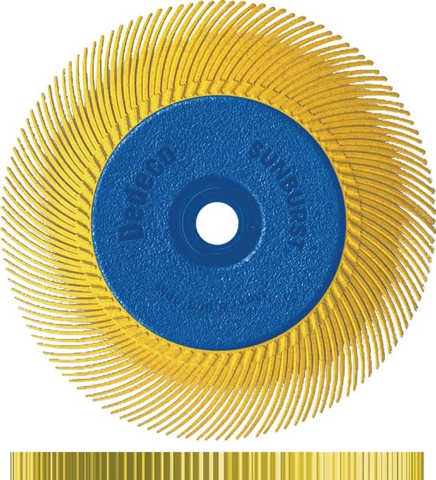 Sunburst Radial Brush Diameter 152 x Width 149 x 25.4 mm 80 Shape Disc RA Alox/Corundum TYROLIT