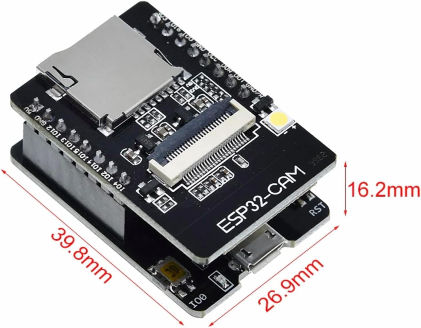 ESP32-CAM-MB 開発ボード ESP32ボード 2MP OV2640 Amazon.com: ESP32-CAM ESP32-CAM-MB 5V WiFi Bluetooth