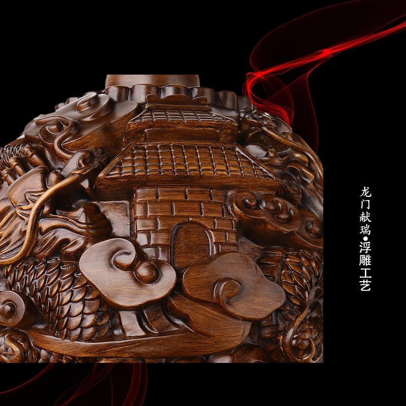 Decoración del hogar 2024 Estatua de dragón de Feng Shui Chino Escultura Figuras Feng Shui Escritorio de Oficina Regalos de Buena Suerte, Mesa de Oficina (ornamentación d