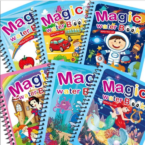 Paaroots Pack of 10 Reusable Magic Water Quick Dry Book Water Coloring Book Doodle with Magic Pen for Painting Childrens Education Drawing Pad (Random Designs) - NO Colors Required (10)Kanchka navratri Girls Gift (B0C2QW1JDL) Amazon Price History, Amazon Price Tracker