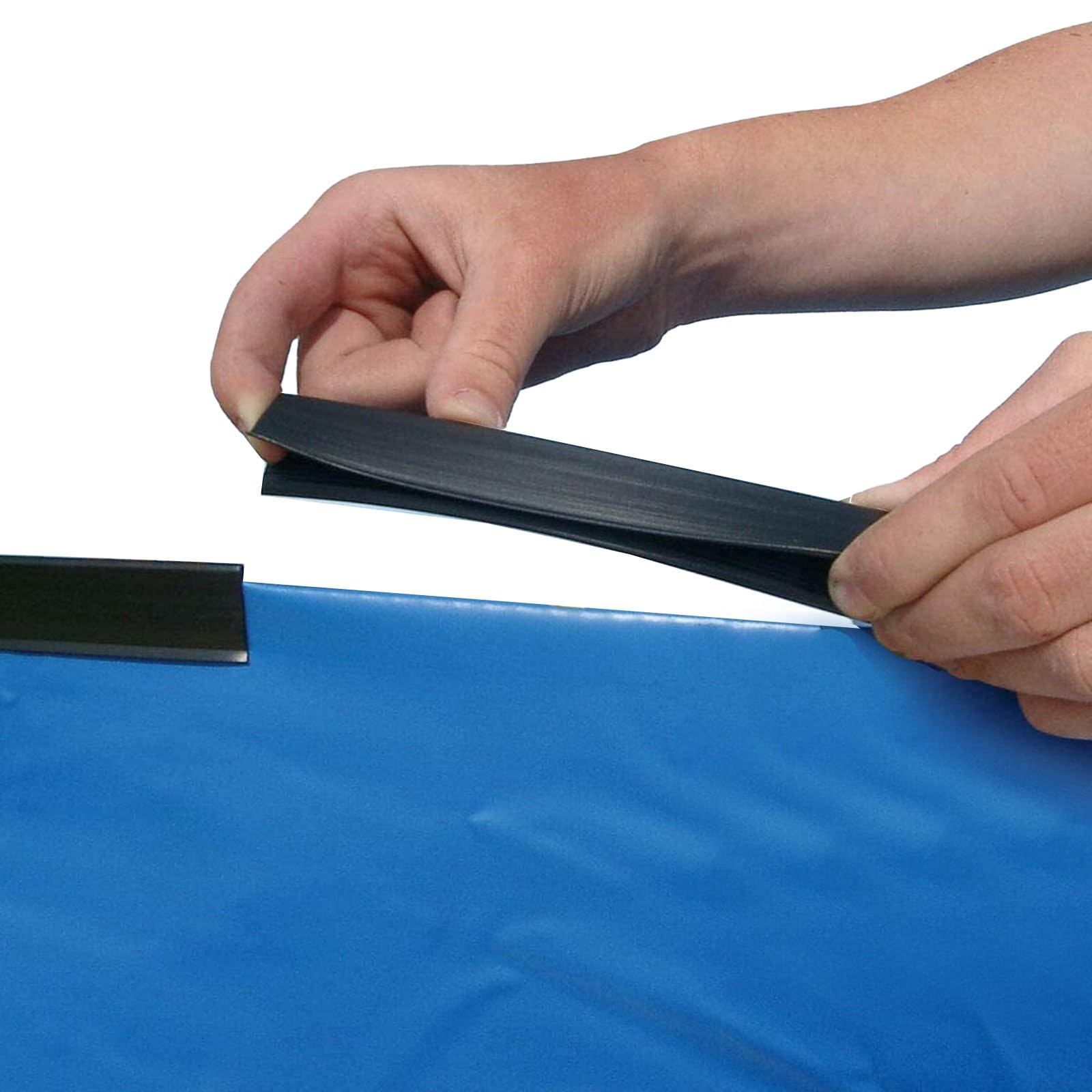 38 tiras planas para piscina, juego de tiras de respuesta para revestimiento de piscina, tiras de afrontamiento de forro plano, tiras planas para piscina sobre el suelo