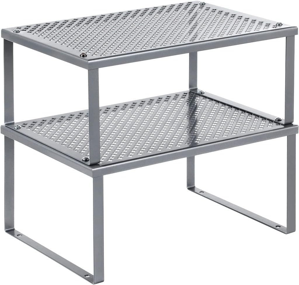 Soporte Pared Microondas Acero Inoxidable (30 Kg): 6 Ganchos Y Organizador Para Cocina