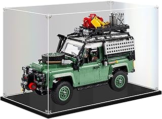Acrylic Display Case for Lego 10317 Off-Road Vehicle Model, Dustproof Clear Display Box Showcase ( Set NOT Included) (2mm)