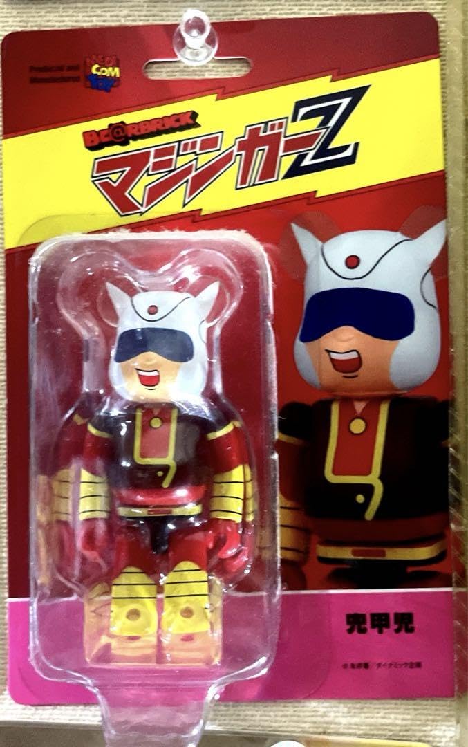 BE@RBRICK 兜甲児 100％＆マジンガーZ 400％ MEDICOM BEARBRICK SHIN MAZINGER Z 400% FIGURE NEW SEALED