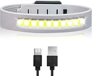 Bigqin Night Running Lights, USB Rechargeable LED Armbands with 3Models, Waterproof Ultra Bright Safety Warning Lamp with ...