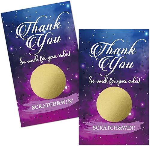 Paquete de 50 tarjetas de regalo en blanco con certificado de agradecimiento para pequeñas empresas, spa, belleza, maquillaje, peluquería, despedida