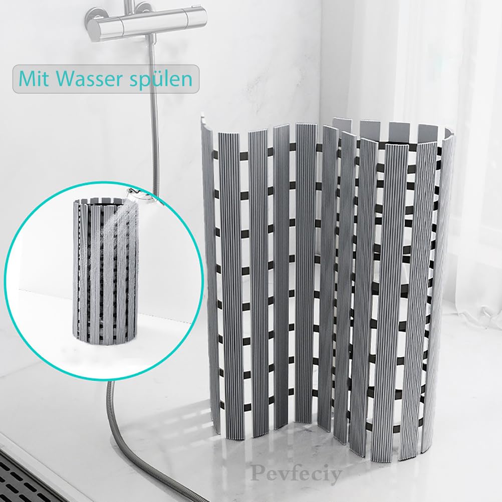 Antirutschmatte dusche 60x90 cm / 2.1 kg für Moderne Duschraum Automatische Ableitung Duschmatte rutschfest Waschbar Duscheinlage rutschfest