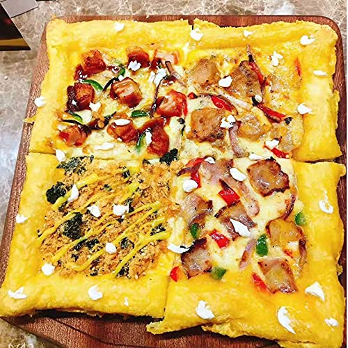 Square-Rectangle-Pizza-Baking-Pan-Nonstick-Pizza-Hole-Tray-Pan-Steel-Round-Crispy-Crust-Pizza-Oven-Tray-Perforated-Bakeware-Tool-Size-13inch-33X33X2cm