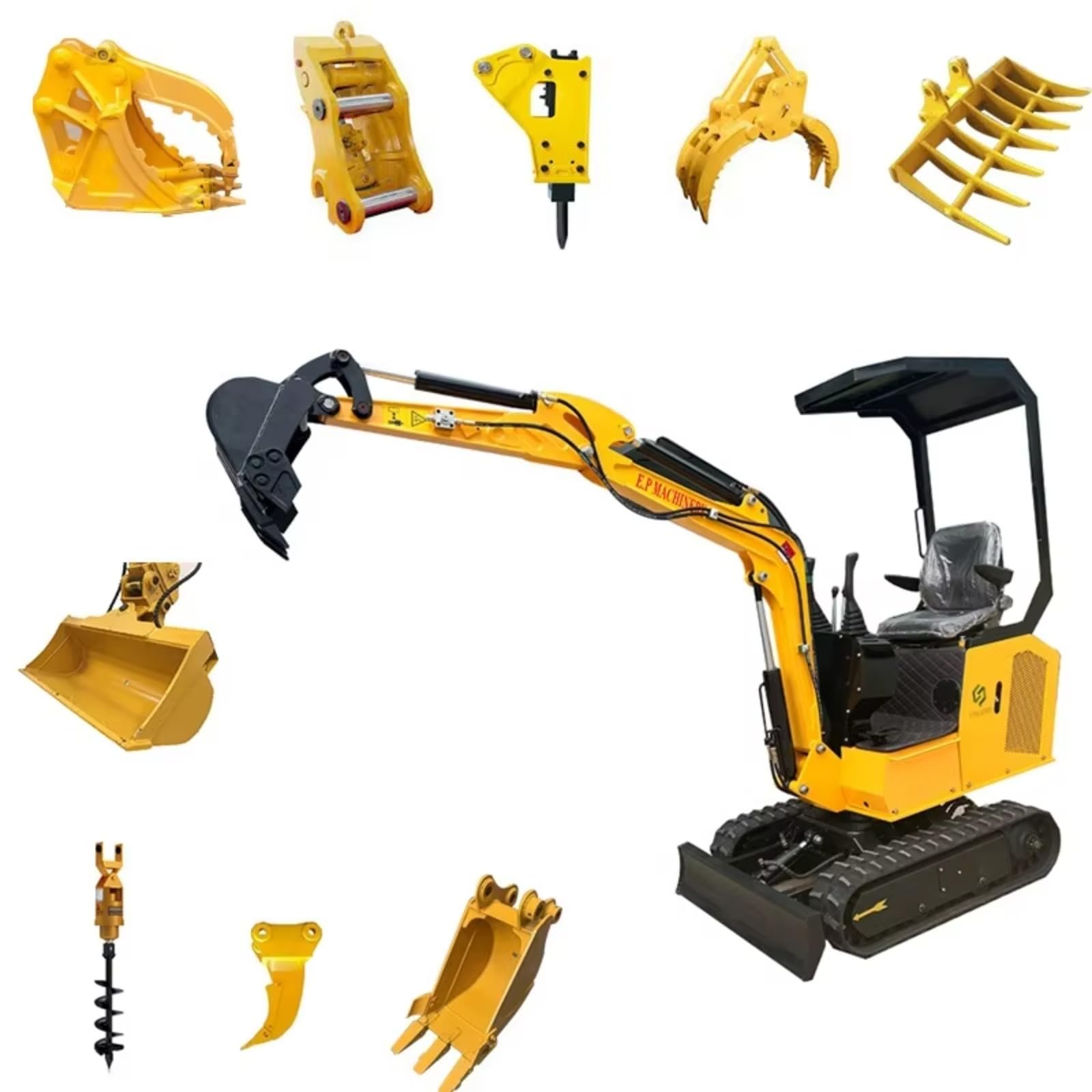 Mini Excavator, Small Crawler Excavator, Small Digger, for