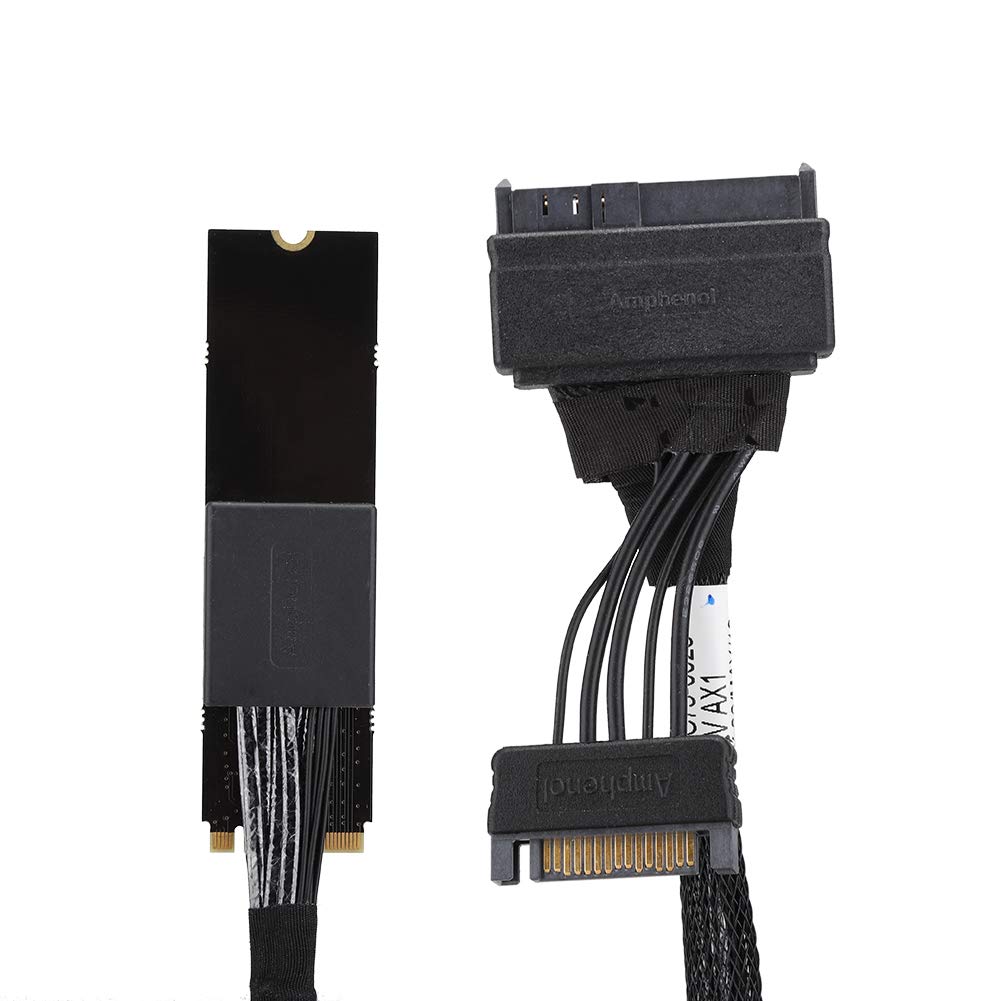 Wydajny Kabel U.2 do M.2 SF-8639 do Szybkiej Aktualizacji NVMe SSD w Komputerach Stacjonarnych i Stacjach Roboczych 50 Cm