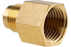Brass Flare Fitting: 3/8" Male Flare to 1/2" NPT Female Adapter